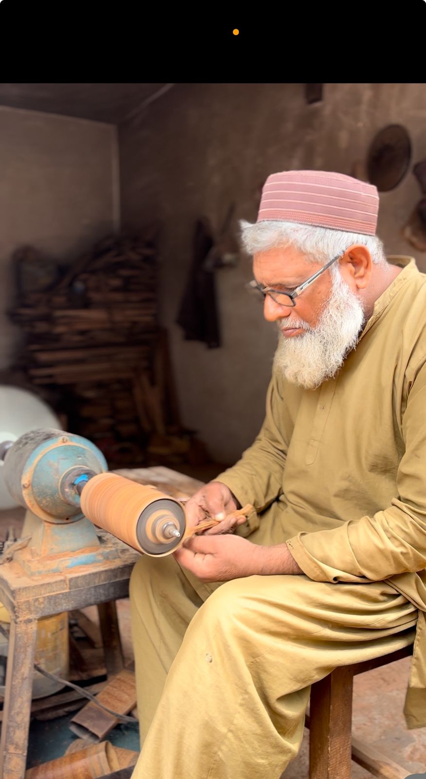 Craftsman at work